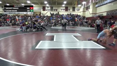 150 lbs Round 2 - Beckett Brock, Dubuque Senior vs Calvin Hacke, Xavier, Cedar Rapids