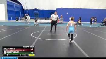 52 lbs 5th Place Match - Grant Myers, Waner Elite Wrestling Academy vs Boone Reynolds, Dwc