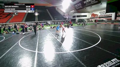 135 lbs Saylor Wendell, Nevada 2 HS Girls vs Lillian Barr, New Mexico HS Girls