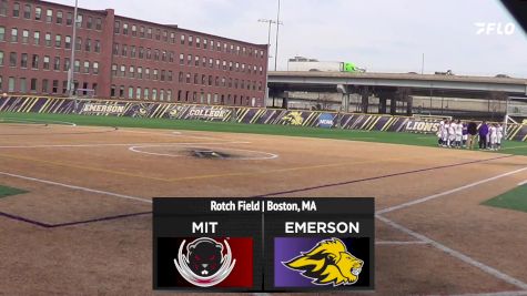 Replay: MIT vs Emerson | Apr 25 @ 3 PM