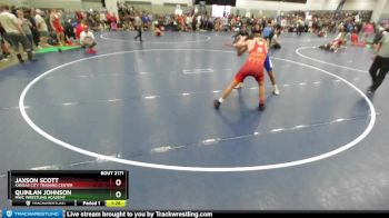 126 lbs Champ. Round 2 - Jaxson Scott, Kansas City Training Center vs Quinlan Johnson, MWC Wrestling Academy