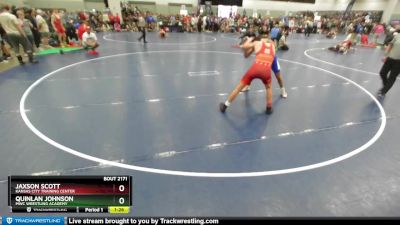 126 lbs Champ. Round 2 - Jaxson Scott, Kansas City Training Center vs Quinlan Johnson, MWC Wrestling Academy