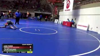 113 lbs Champ. Round 2 - Jake Marzi, Temecula Valley High School Wrestling vs Caleb McElroy, Driller Wrestling Club