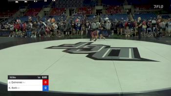 160 lbs Cons 8 #2 - John Quinonez, New Jersey vs Kale Roth, Wisconsin