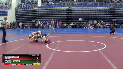 150 lbs Quarterfinal - Payton Saputo, NAPOLEON vs Evan England, MOHAWK