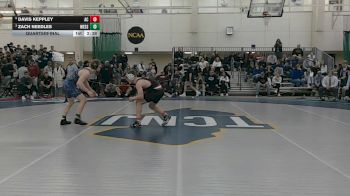 174 lbs Quarterfinal - Zach Needles, Messiah vs Davis Keppley, Albright College