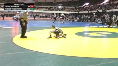 3-5 56 Cons. Round 1 - Theodore Coffin, Bull Island Grappling vs Warren Wadsworth, Great Neck Wrestling Club