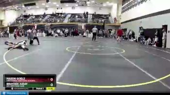 106 lbs Cons. Round 2 - Mason Goelz, Contenders Wrestling Academy vs Brayden Juday, Leo Wrestling Club