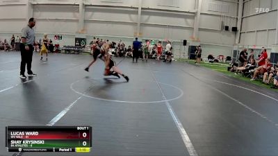 120 lbs Finals (2 Team) - Lucas Ward, WV Wild vs Shay Krysinski, 84 Athletes