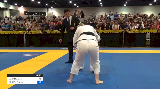 JEANE ANNE SAARI RUIZ vs MICHELE COLON 2019 World Master IBJJF Jiu Jitsu Championship