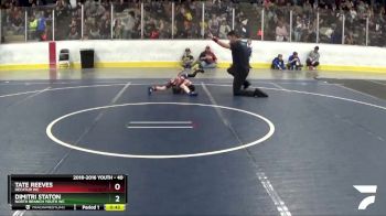 40 lbs Quarterfinal - Tate Reeves, Decatur WC vs Dimitri Staton, North Branch Youth WC