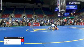 122 lbs Rnd Of 64 - Yazmine Perez, California vs Madison Diaz, Florida