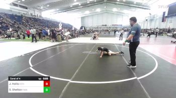 66 lbs Consi Of 4 - Jaxson Hollis, 10th Planet Las Vegas vs Sawyer Shelton, Evanston Elite Wrestling