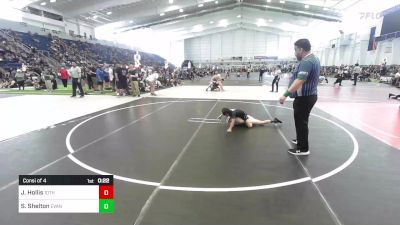 66 lbs Consi Of 4 - Jaxson Hollis, 10th Planet Las Vegas vs Sawyer Shelton, Evanston Elite Wrestling