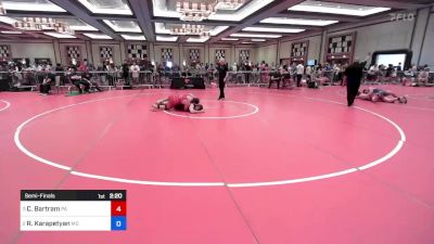 195 lbs Semifinal - Cole Bartram, Pa vs Ruben Karapetyan, Md