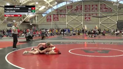 184 lbs Cons. Round 2 - Joe Colon, Wesleyan (CT) vs Vincent Player, Bridgewater State