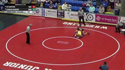 172 lbs Consi Of 16 #2 - Aj Kaplan, West Chester East vs Logan Hunter, Norwin