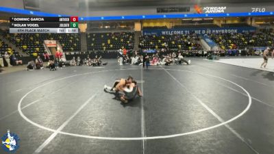 157 lbs 5th Place Match - Dominic Garcia, Antioch vs Nolan Vogel, Joliet (Catholic Academy)