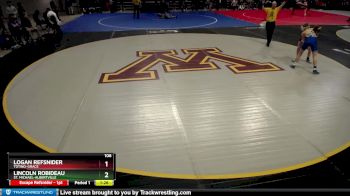 106 lbs Champ. Round 1 - Lincoln Robideau, St. Michael-Albertville vs Logan Refsnider, Totino-Grace