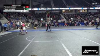 55 lbs Cons. Round 3 - Liam Pacheco, Goodland WC vs Chance Wilder, Brawlers
