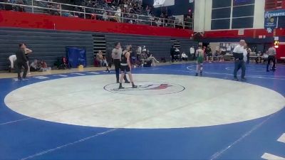 107 lbs Quarterfinal - Bruce Anderchak, Quaker Valley vs Archer Brua, Laurel