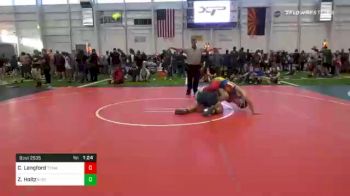 160 lbs Prelims - Cael Langford, Team Vision Quest Blue vs Zackary Holtz, K-Town Brothas