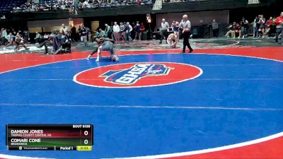 6A-144 lbs Cons. Round 2 - Damion Jones, Thomas County Central HS vs Comari Cone, Brunswick