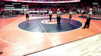 2A 144 lbs Semifinal - Austin Perez, Oak Forest vs Peyton Cox, Washington