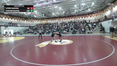 165 lbs Champ. Round 1 - Ayden Sanchez, Riverton vs Stryker Marvel, Kelly Walsh