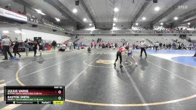 65 lbs Cons. Round 5 - Julius Varns, Butler Youth Wrestling Club-AA vs Easton Smith, Seneca Youth Wrestling Club-AAA