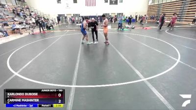 190 lbs Cons. Round 4 - Karlondo Duboise, IL vs Carmine Mashinter, IL