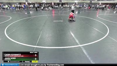 128 lbs Cons. Round 4 - Javen Nord, Wisconsin vs Caden Schwartz, Oregon Youth Wrestling Club