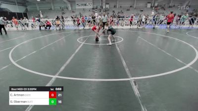 100 lbs Rr Rnd 3 - Chad Artman, Quest School Of Wrestling MS vs Gabe Oberman, Buffalo Valley Wrestling Club - Black