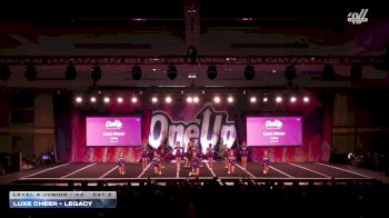 Luxe Cheer - Legacy [2026 L4 Junior - D2 Day 2] 2026 One Up Grand Nationals