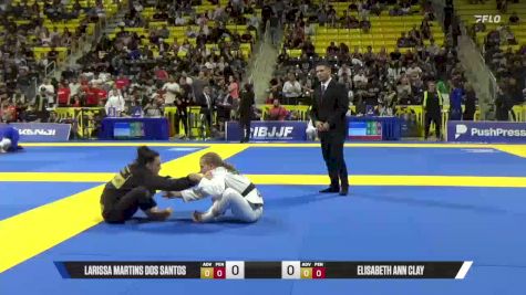 Elisabeth Clay vs Larissa Martins | 2025 World Jiu-Jitsu IBJJF Championship
