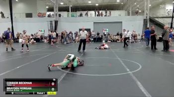 76 lbs Round 2 (6 Team) - Brayden Morgan, Revival Black vs Connor Beckman, TNWC