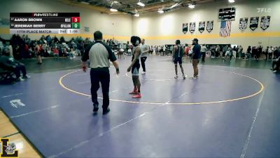 138 lbs 17th Place Match - Aaron Brown, Belleville East vs Jeremiah Berry, O`Fallon (H.S.)