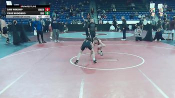 106 lbs Quarterfinal - Sam Winship, Central Catholic vs Cruz Ruggiero, Reading
