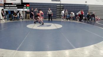 126 lbs Quarterfinal - Eian Schwecke, Lionheart Wrestling Club vs Joben Whitmore, Upper Valley Aces Wresstling