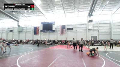 155 lbs Semifinal - Mila Grano, Animal House vs Madelynn Bridgewater, Cobra Kai