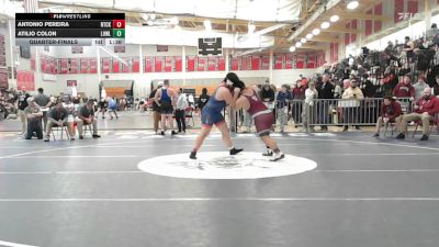 285 lbs Quarterfinal - Antonio Pereira, Natick vs Atilio Colon, Lowell
