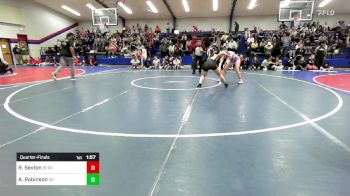 125 lbs Quarterfinal - Rylee Sexton, Berryhill High School vs Audree Robinson, Sand Springs HS