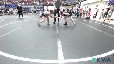 95 lbs Rr Rnd 3 - Arwen Frisby, Skiatook Youth Wrestling vs Nevaeh Smith, Smith Wrestling Academy