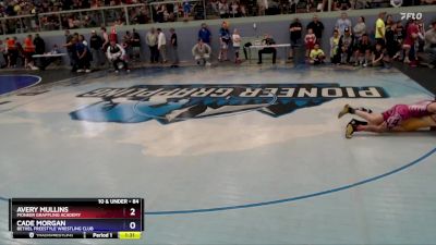 84 lbs Quarterfinal - Cade Morgan, Bethel Freestyle Wrestling Club vs Avery Mullins, Pioneer Grappling Academy