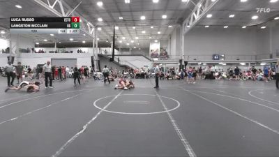 120 lbs Semis & 1st Wrestleback (8 Team) - Luca Russo, East Coast Time Out vs Langston Mcclain, Ohio Gold
