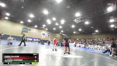 170 lbs Cons. Round 4 - Karen Salazar, McFarland vs Alondra Martinez, Strathmore