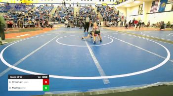 49 lbs Round Of 16 - Knox Branham, Vian Wrestling Club vs Oliver Moten, Locust Grove Youth Wrestling