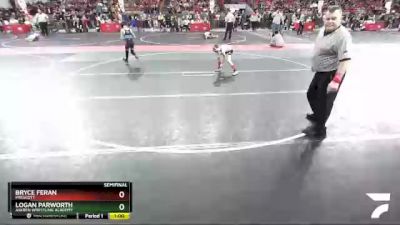 67 lbs Semifinal - Logan Parworth, Askren Wrestling Academy vs Bryce Feran, Prescott