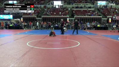 77 lbs Cons. Round 6 - Hunter Martland, Big Game Wrestling Club MT vs Bridger Jacobs, Lander Legacy Wrestling Club