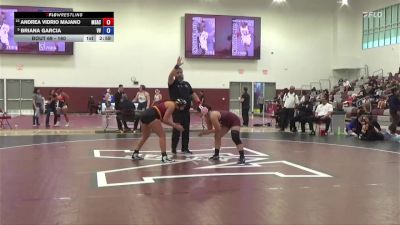 160 lbs Cons. Round 3 - Briana Garcia, Victor Valley College vs Andrea Vidrio Majano, Mt. San Antonio College